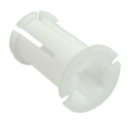 Robot Coupe Pusher Guide Ring, White Nylon Brush