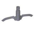 Robot Coupe Lid wiper Support R23 Blixer 23 Grey 59503