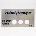 Robot Coupe Front Plate R201 Ultra Metal Only